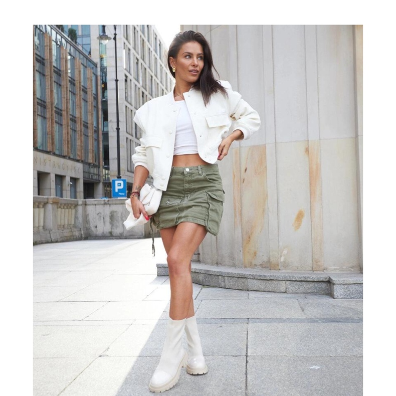 Botine lacuite bej de la Albertina - Solea 1