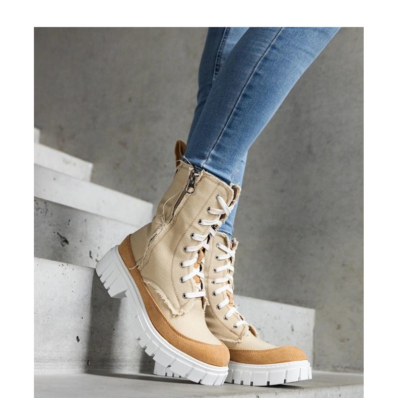 Cizme izolate bej de la Crispiero - Solea 1