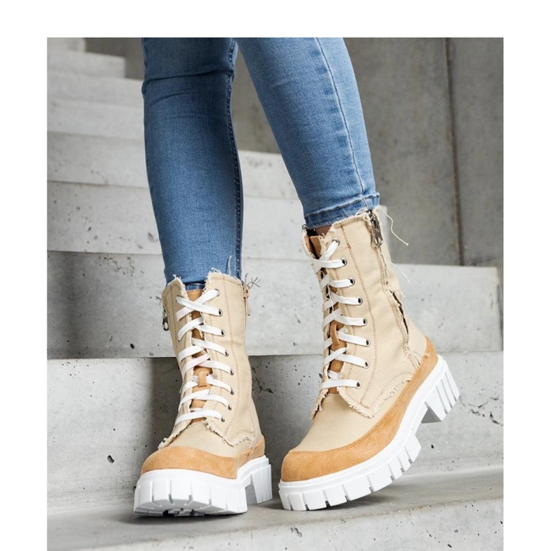 Cizme izolate bej de la Crispiero - Solea 2