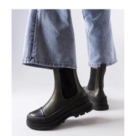 Cizme cu platformă verzi de la Bellucci - Solea verde 1