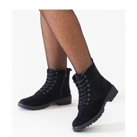 Cizme de muncitor negre din piele intoarsa ecologica negru 1 Cizme de muncitor negre din piele intoarsa ecologica negru 1