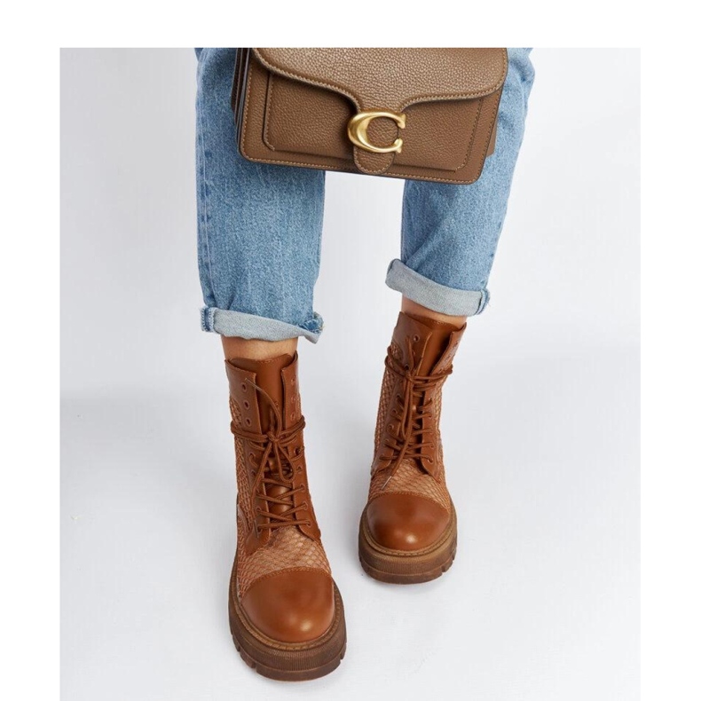 Cizme maro transparente 1 Cizme maro transparente 1