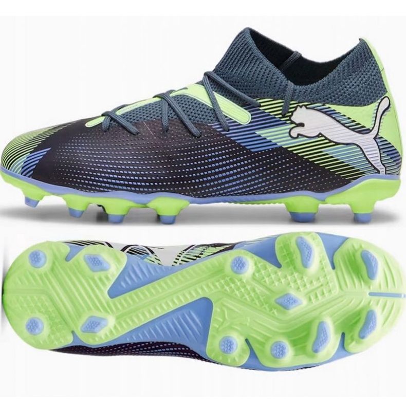 Pantofi de fotbal Puma Future 7 Match FG/AG 107945 03 verde 1