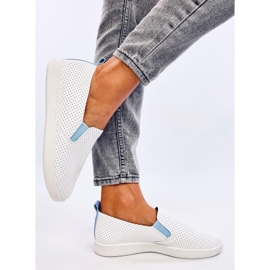 Adidasi slip-on ALB/ALBASTRU 4