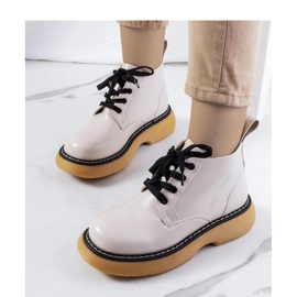 Cizme bovver bej de la Redelek - Solea 1 Cizme bovver bej de la Redelek - Solea 1