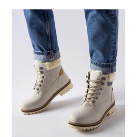 Cizme izolate gri de la Montalbino - Solea 1 Cizme izolate gri de la Montalbino - Solea 1