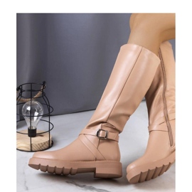 Cizme izolate bej de la Olmin - Solea 1 Cizme izolate bej de la Olmin - Solea 1