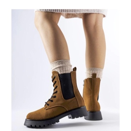 Cizme maro cu talpa masiva Swinford - Solea 1