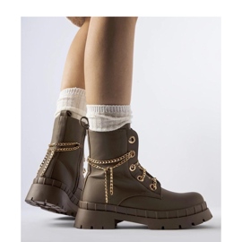 Cizme maro cu lant 2 Cizme maro cu lant 2