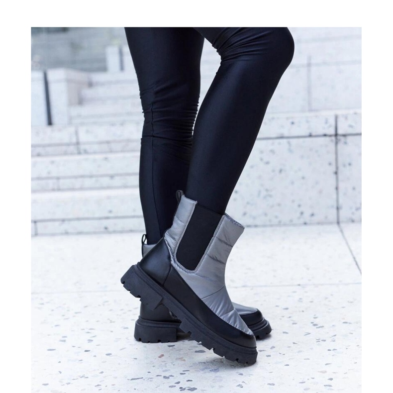 Cizme de zăpadă izolate gri 1