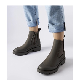 Botine verzi și botine de damă verde 1