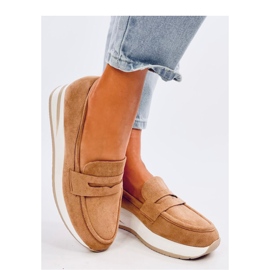 Mocasini cu pană Pacifs Camel - Inello maro 2