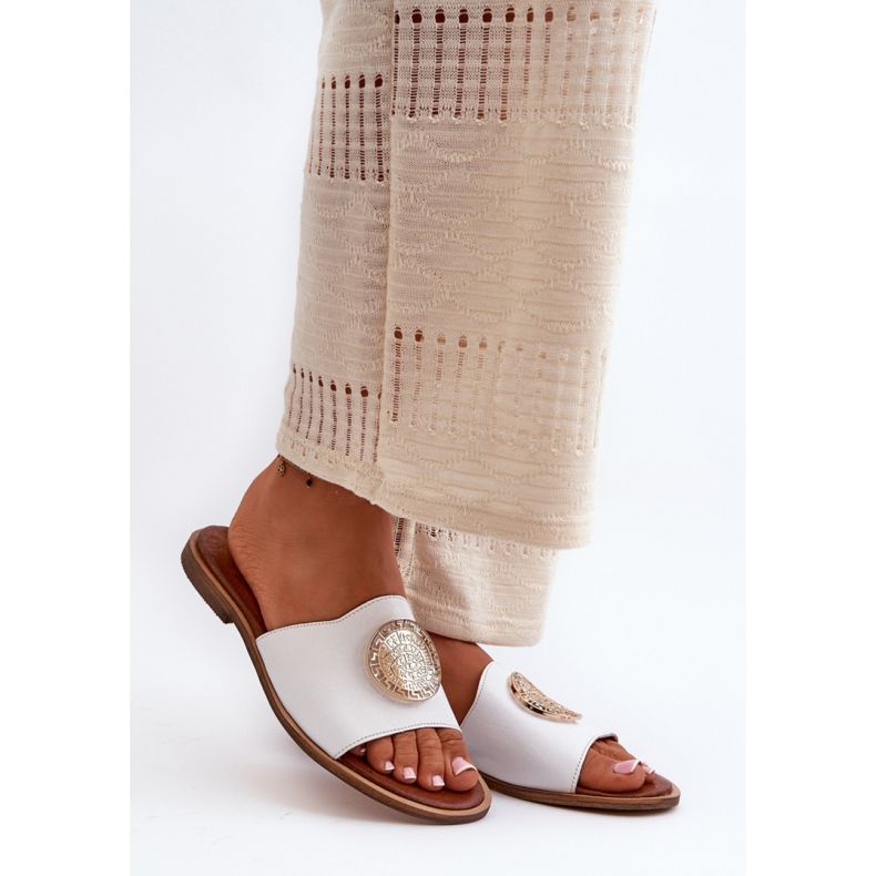 Sandale Flip-flops Model Zazoo 2938 Alb 1