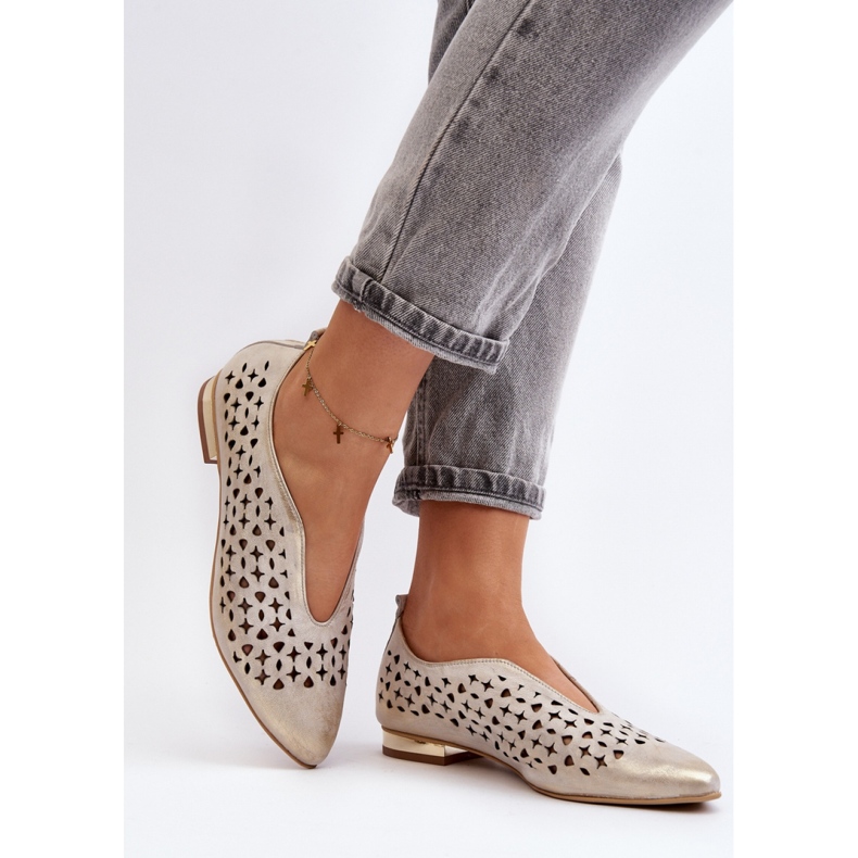 Balerina Ajurata Model Zazoo Gold de aur 2 Balerina Ajurata Model Zazoo Gold de aur 2