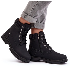 News Trappers izolați din piele pentru femei, negru 7 News Trappers izolați din piele pentru femei, negru 7