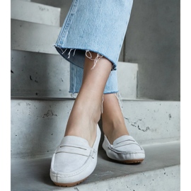 Mocasini de dama gri din piele intoarsa ecologica 1 Mocasini de dama gri din piele intoarsa ecologica 1