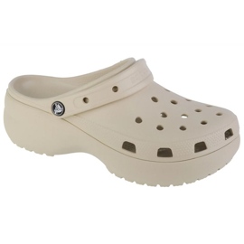 Slapi Crocs Classic Platform Clog 206750-2Y2 bej 4