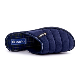 Inblu Pantofi de acasă confortabili pentru bărbați, bleumarin albastru 2 Inblu Pantofi de acasă confortabili pentru bărbați, bleumarin albastru 2