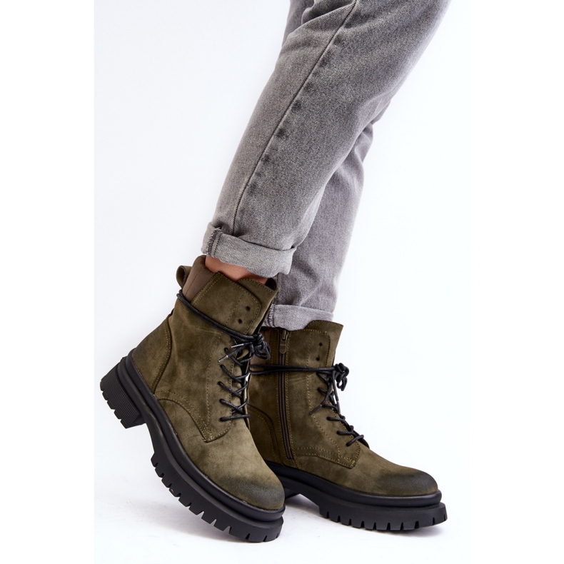 Step in style Trappers Model Narelona 6602 Verde Inchis - Pas in stil 1