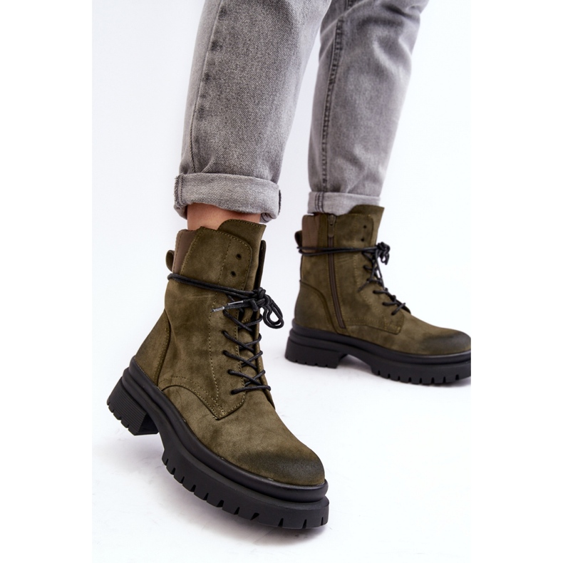 Step in style Trappers Model Narelona 6602 Verde Inchis - Pas in stil 2