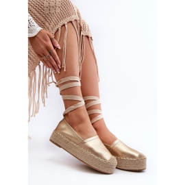 Step in style Espadrile Model Tailesse C-285 Gold - Pas în stil galben 2