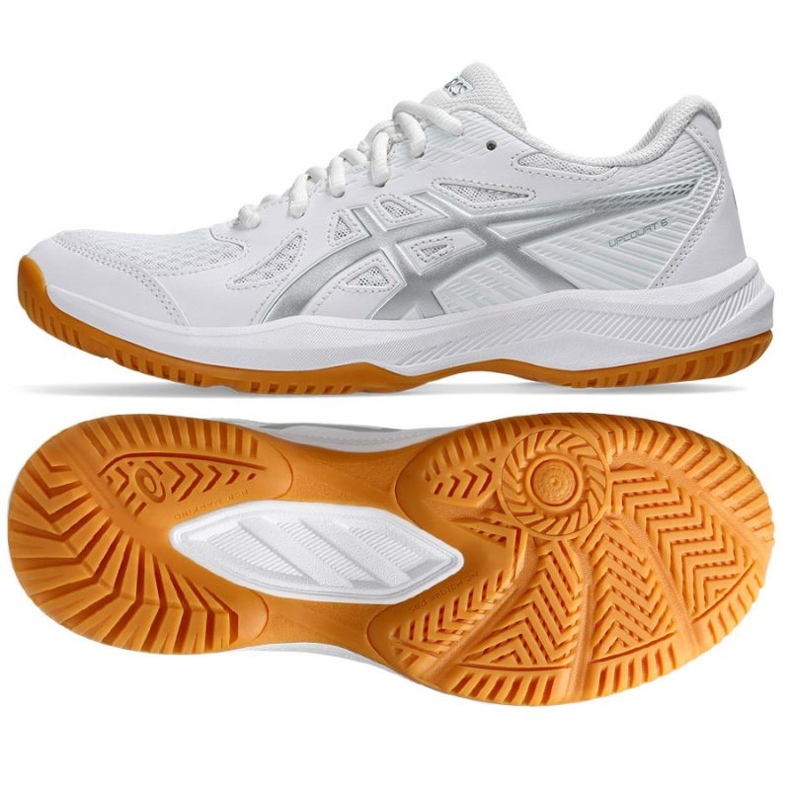 Pantofi Asics Upcourt 6 W 1072A107-100 alb 2