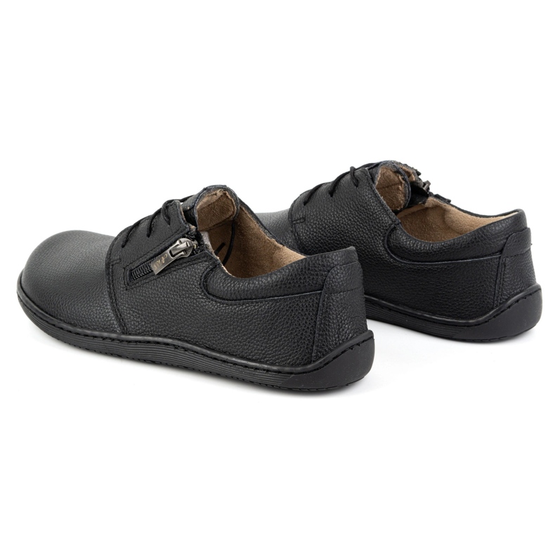 Olivier Pantofi minimalisti din piele de dama 1244 negri negru 2