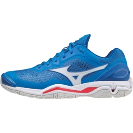 Pantofi de sală Mizuno Wave Stealth 5 M X1GA180024 albastru albastru 5