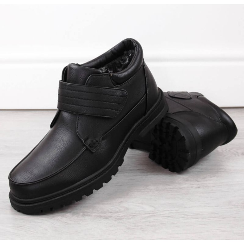 Pantofi izolați Atletico Man's Style M WS-004 ATC455B negru 2