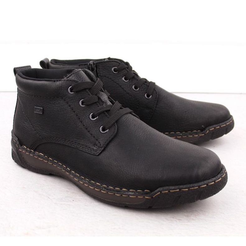 Piele izolată pentru bărbați Rieker RKR748 negru 1