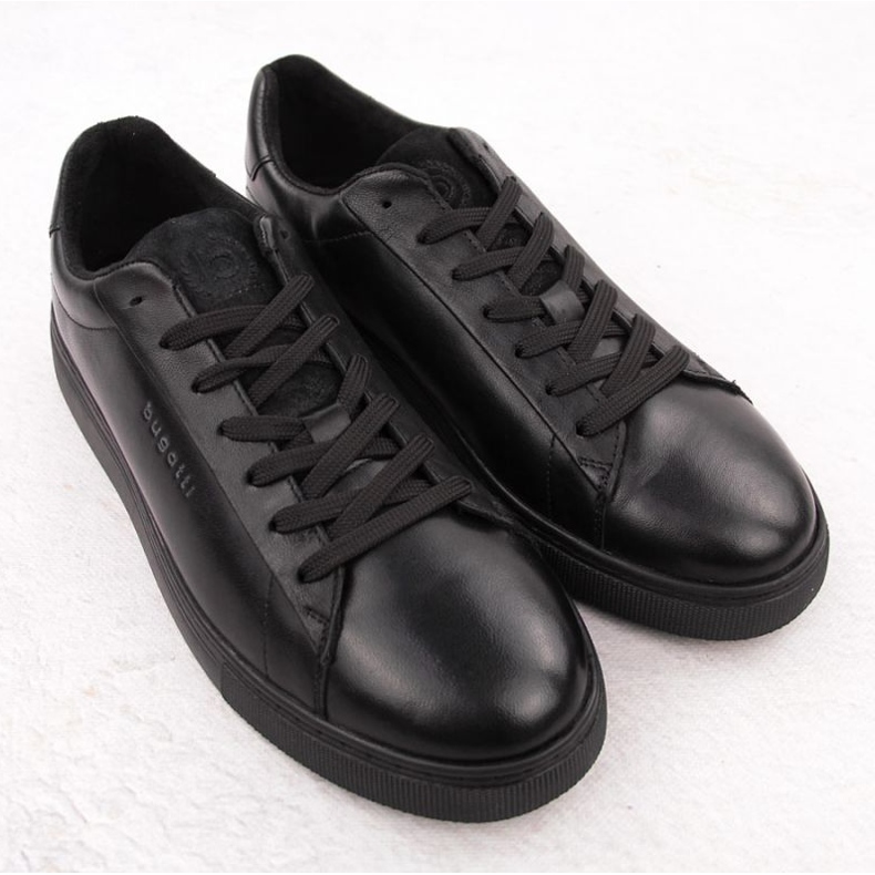 Pantofi pentru bărbați casual bugatti oo153122 negru 2