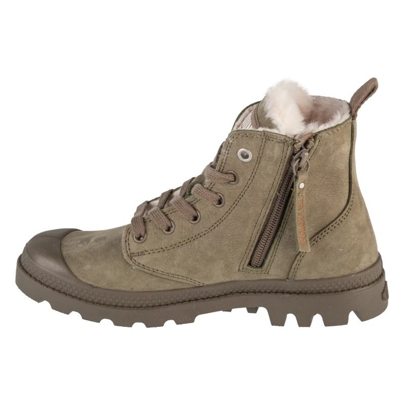 Palladium Pampa Hi Zip WL 95982-377 Pantofi verzi Stalladium verde 1