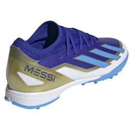 Pantofi Adidas X Crazyfast League Messi Tf ID0718 albastru 3