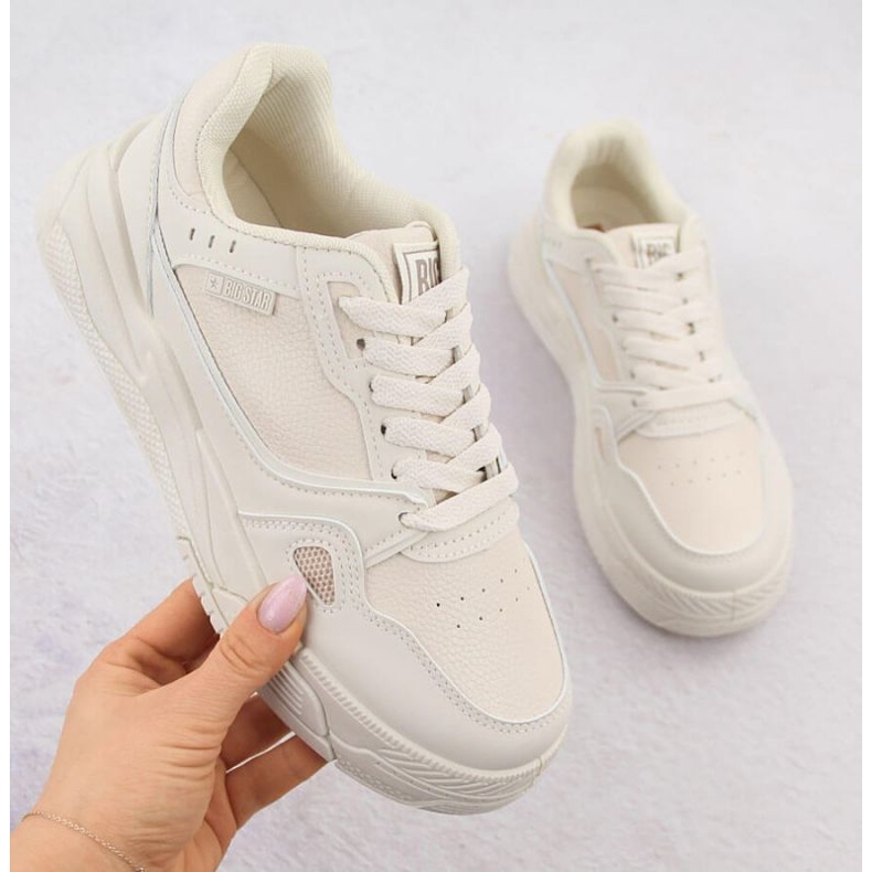 Big Star Pantofi sport pentru femei Star Big NN274668 bej 1