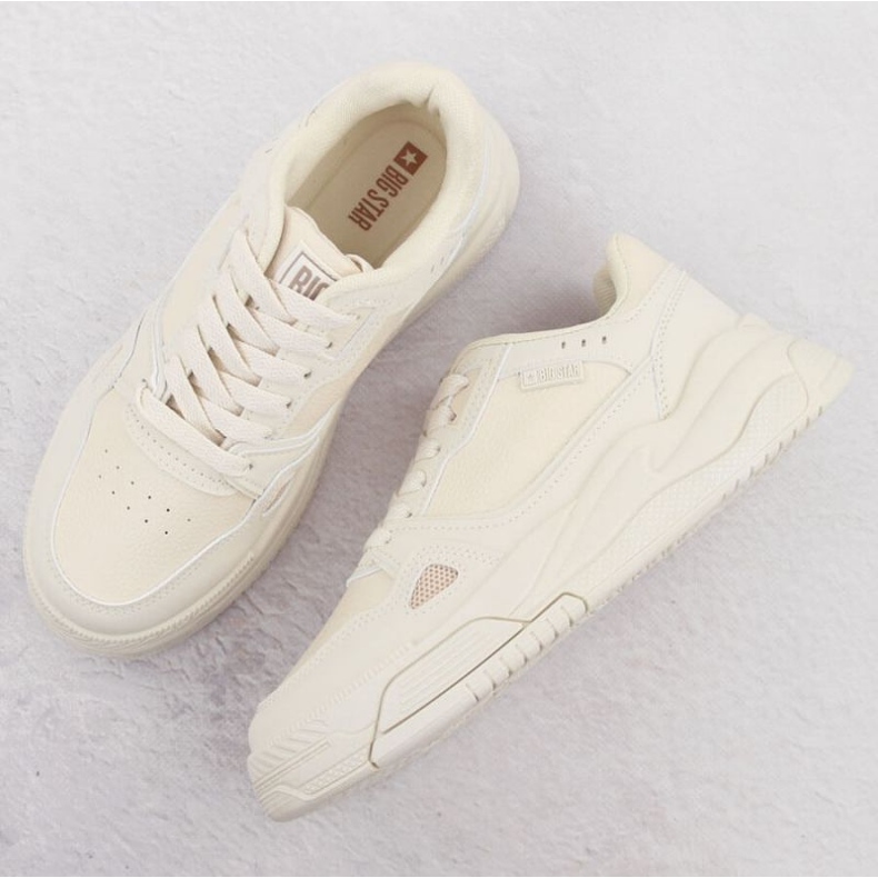 Big Star Pantofi sport pentru femei Star Big NN274668 bej 2