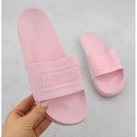 Flip -flops pentru femei pentru Big Star OO274036 Pink Pool roz 1 Flip -flops pentru femei pentru Big Star OO274036 Pink Pool roz 1