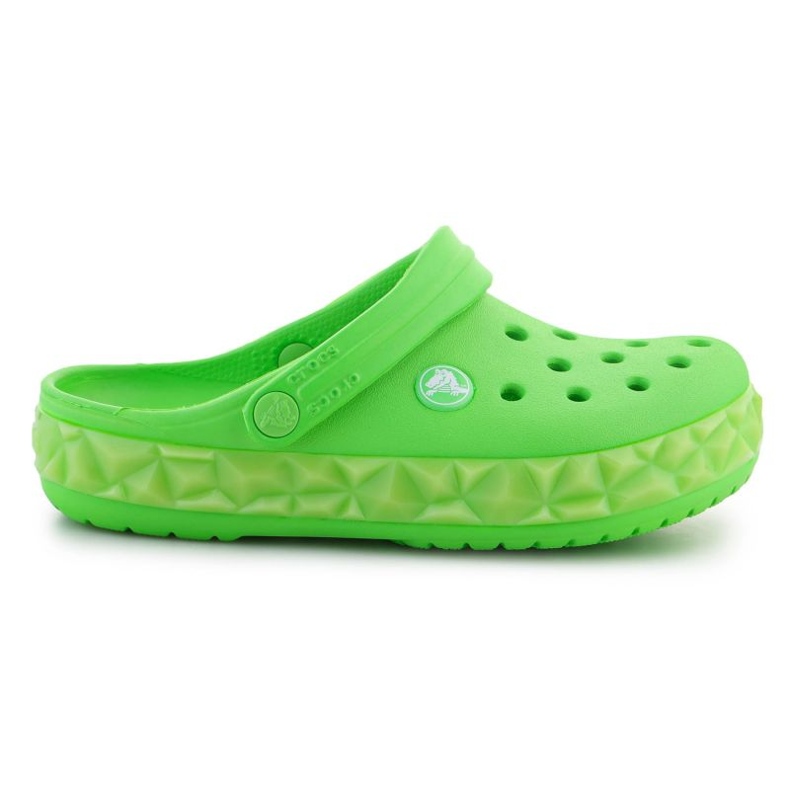 Slapi Crocs Croc Band Geometric Glow Band Clog K Jr 210132-3WA verde 1
