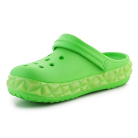 Slapi Crocs Croc Band Geometric Glow Band Clog K Jr 210132-3WA verde 3