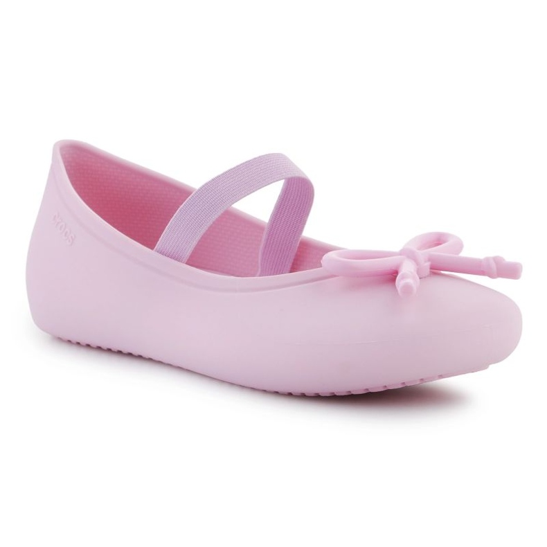 Sandale Crocs Brooklyn Bow Flat K Jr 210136-6GD roz 2