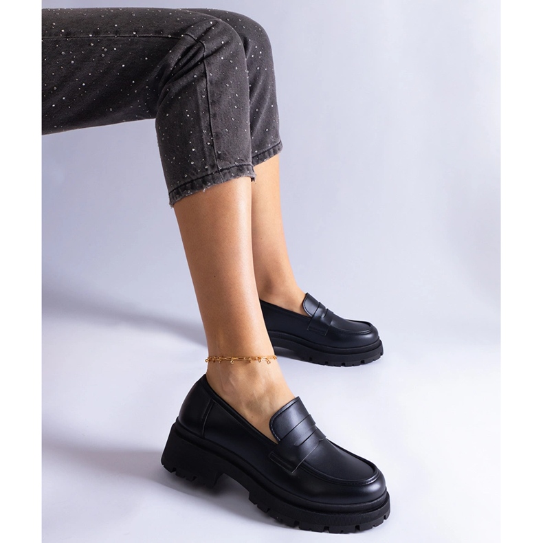 Mocasini negri din piele ecologica negru 1 Mocasini negri din piele ecologica negru 1