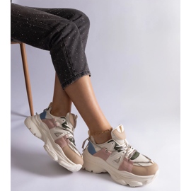 Tenisi sport dama multicolori alb 1