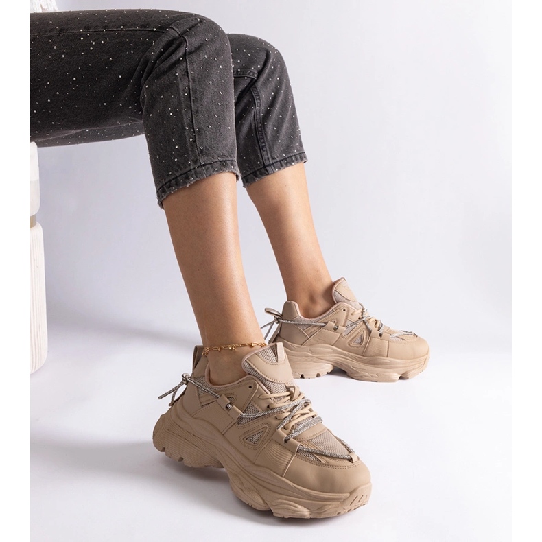 Tenisi sport dama bej inchis 1