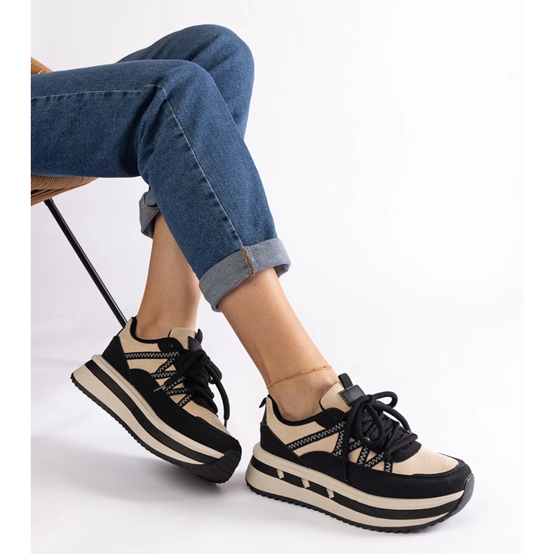 Tenisi dama negri si bej negru 1