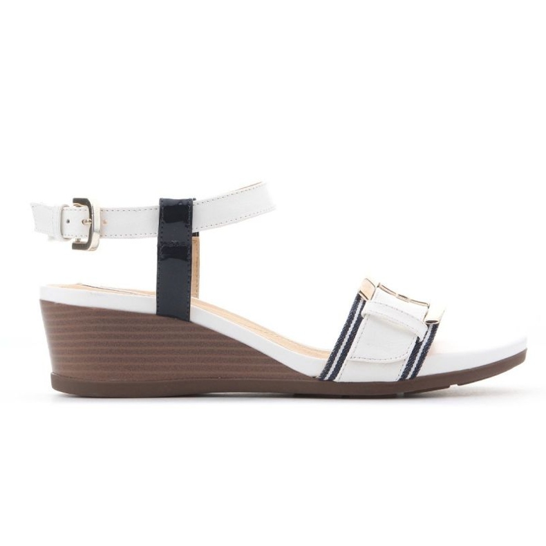 Geox D Marykarmen D pantofi cu pană D828QD 05402 C0899 alb 1