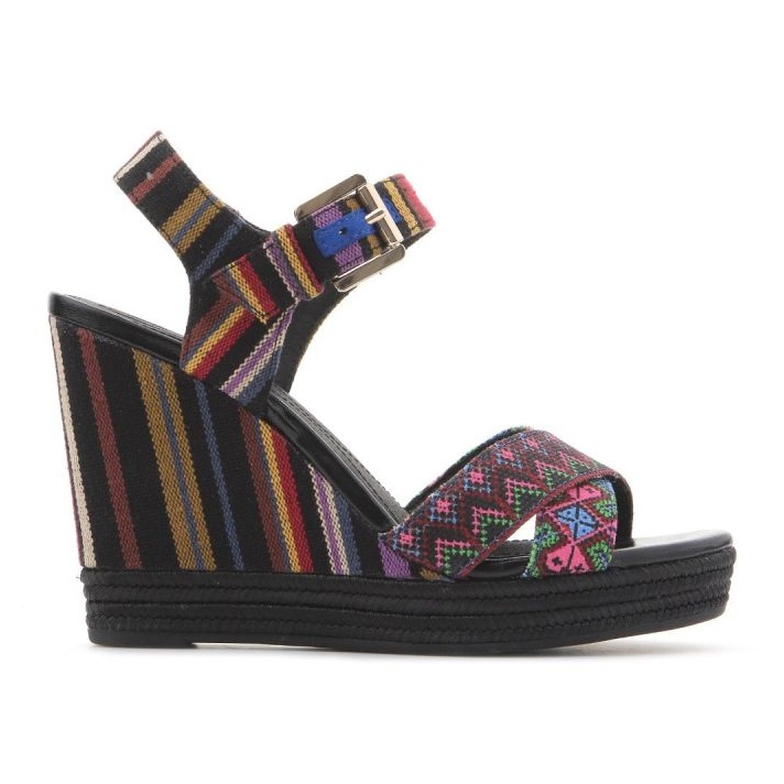 Pantofi cu pană Geox D82P6G 000AW C0042 multicolor 1