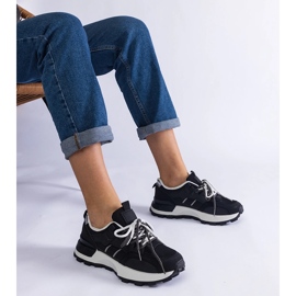 Adidași de femei cu sporturi negre negru 1