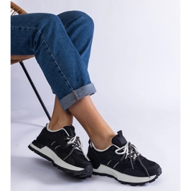 Adidași de femei cu sporturi negre negru 2