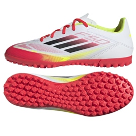 Adidas F50 Club TF IE1225 Pantofi de fotbal alb 1