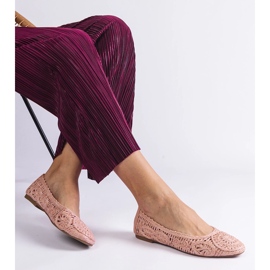 Balerini roz împletite 2 Balerini roz împletite 2