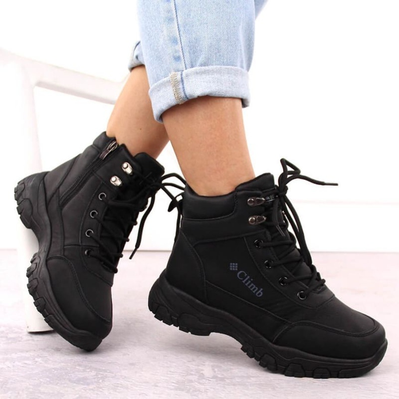 Cizme trekking W NEWS 7921 EU661A negru 2